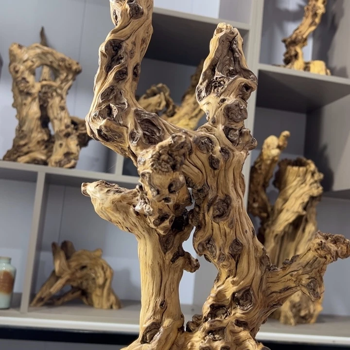 木石榴木随型摆件