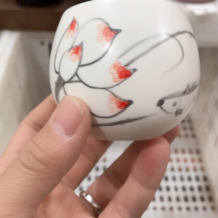 陶瓷茶具全部清清完回家过年