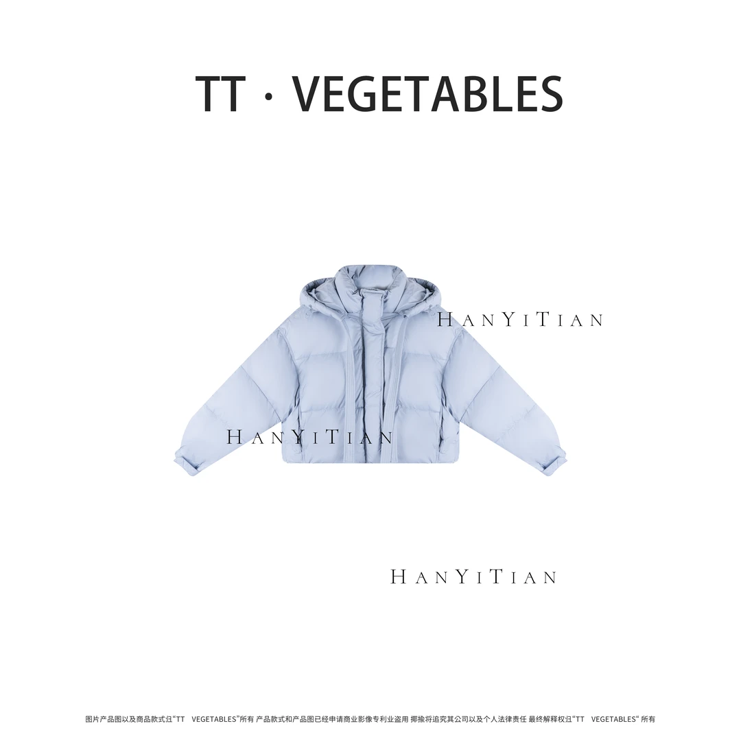 晓峰 秋冬百搭羽绒服气质显瘦冬白鸭绒外套922358