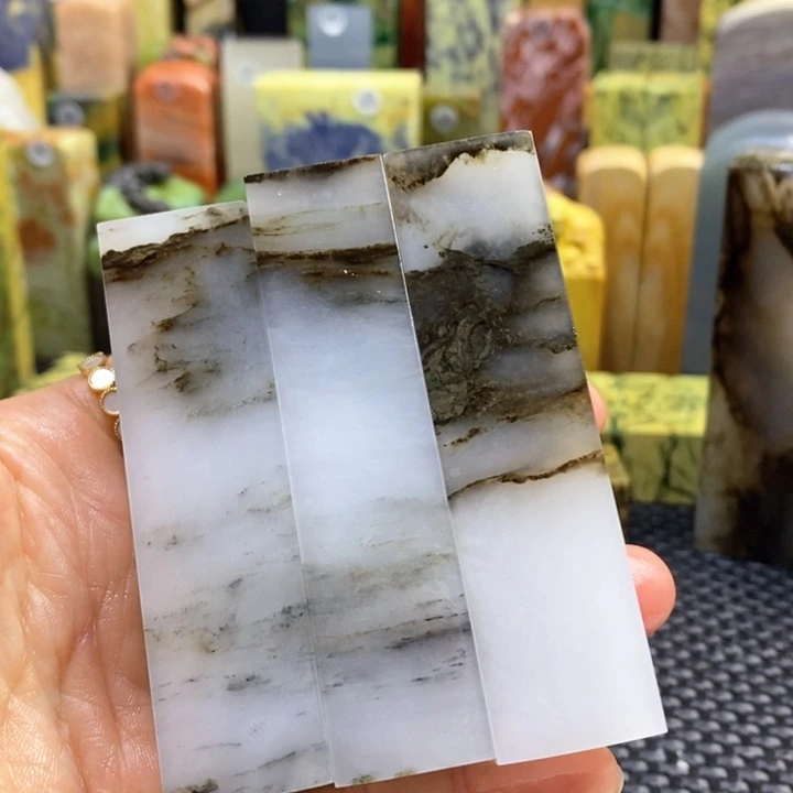 青田石自***哥青田石印章石