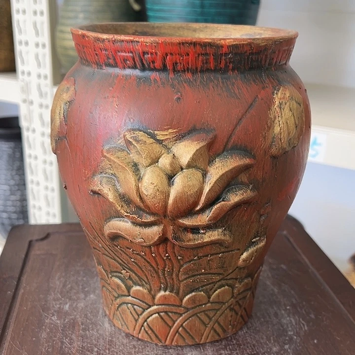 红陶13.9-1瑕疵土陶