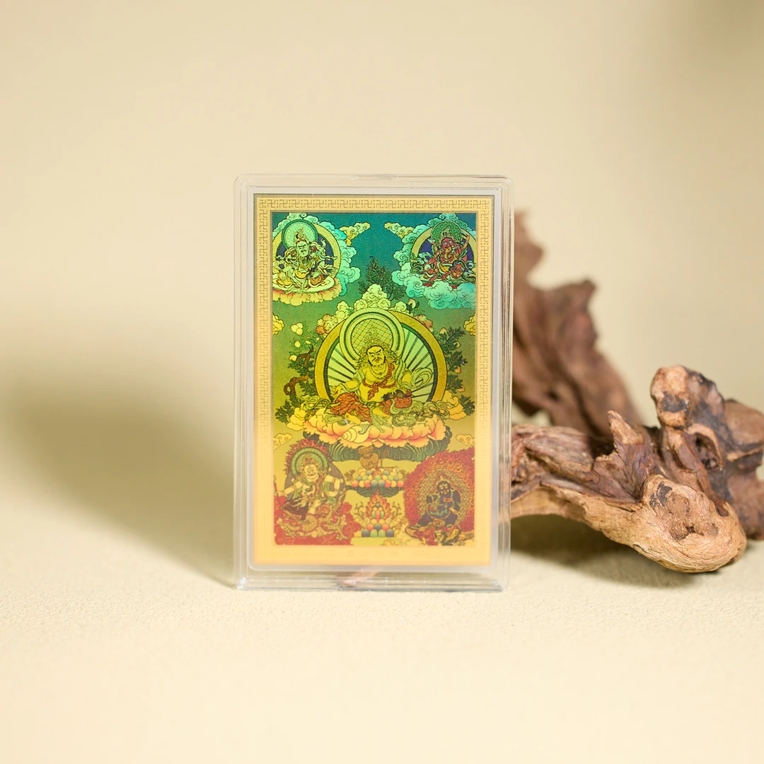 【歪歪】五方财神唐卡（多样性发一）XB-J5213