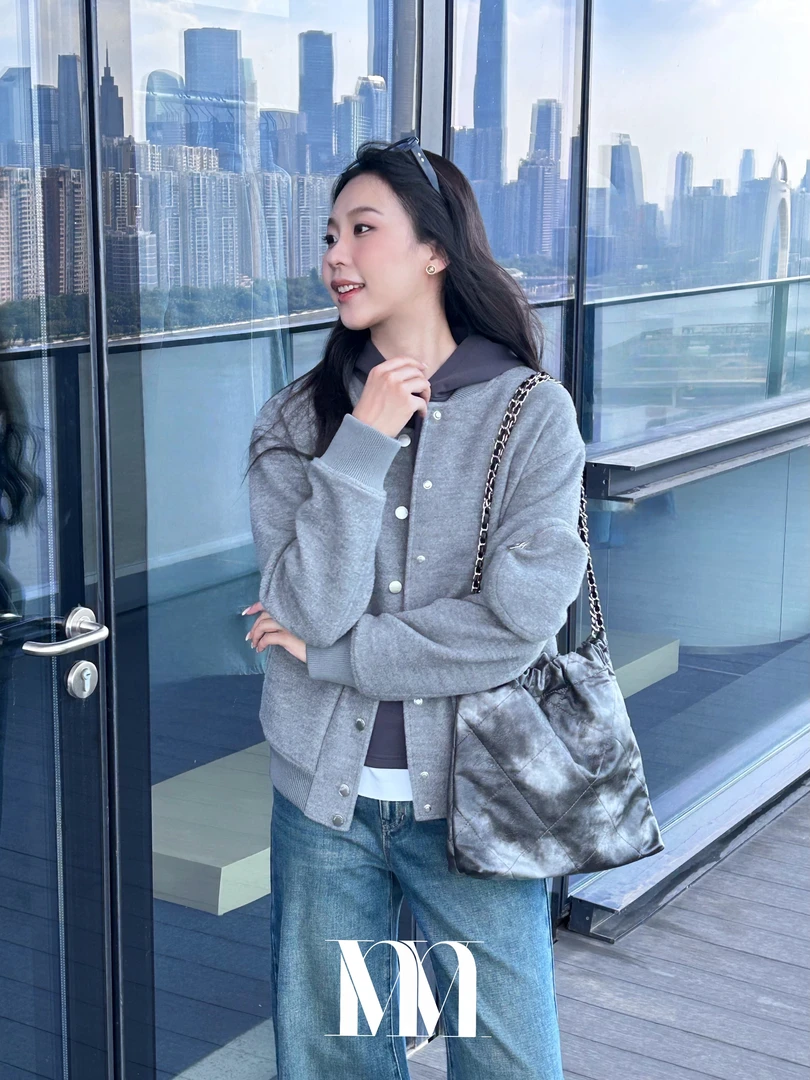 飞行员毛呢夹克外套