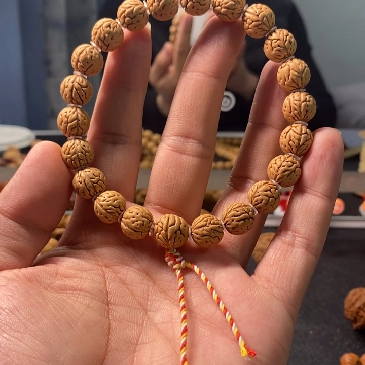 桃核手串渔*纯野生桃核
