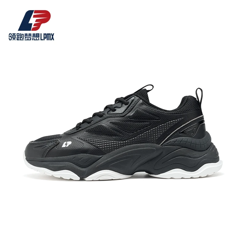 领跑梦想春季运动鞋女士厚底跑鞋透气时尚休闲鞋透气休闲老爹鞋
