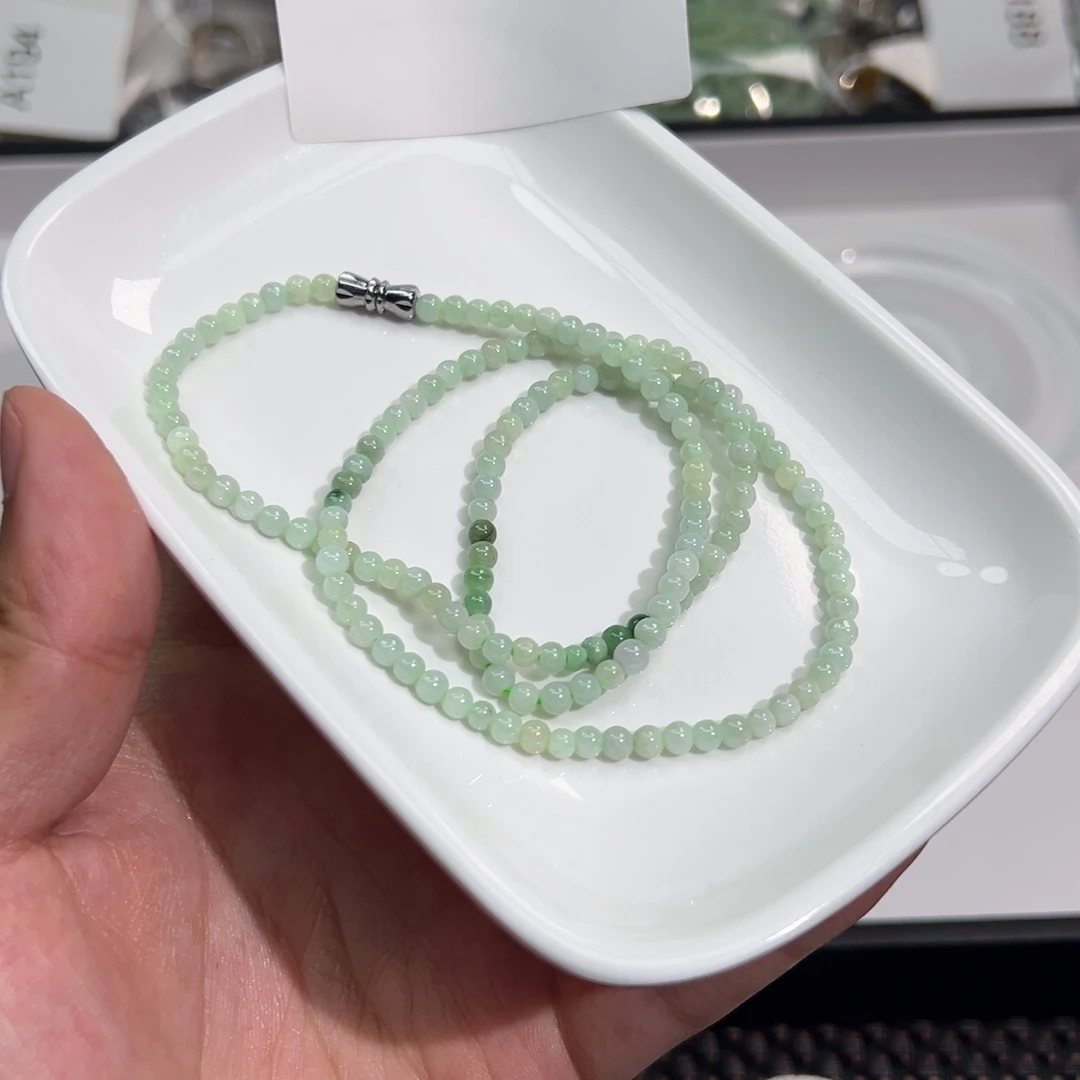 翡翠未镶嵌手链A202好看