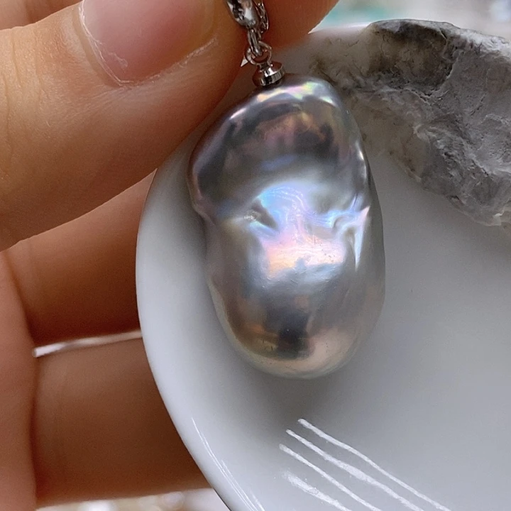 淡水珍珠未镶嵌吊坠(不含链)