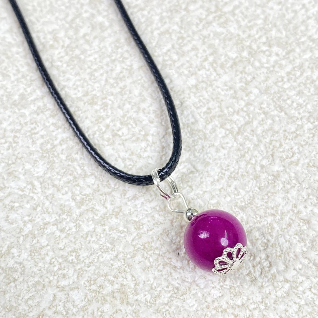 YHKINGS1842设计师款紫舒吊坠简约多样性发其一不带礼盒