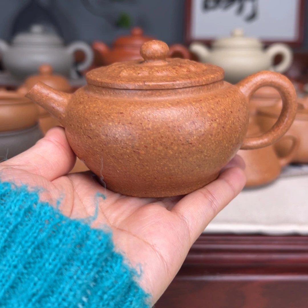 茶壶紫砂梨皮黄的160