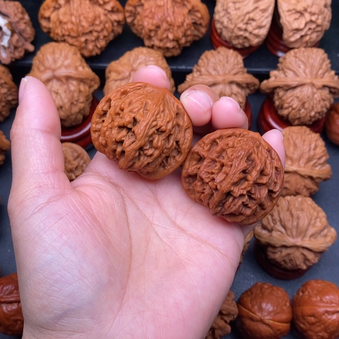 文玩核桃把件40虎头色差介意勿拍