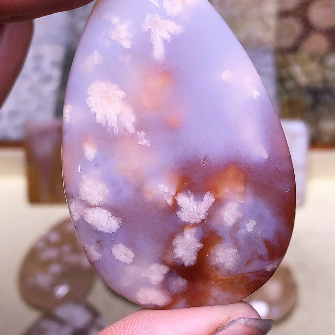 硅化玉珠宝奇石合金静**开