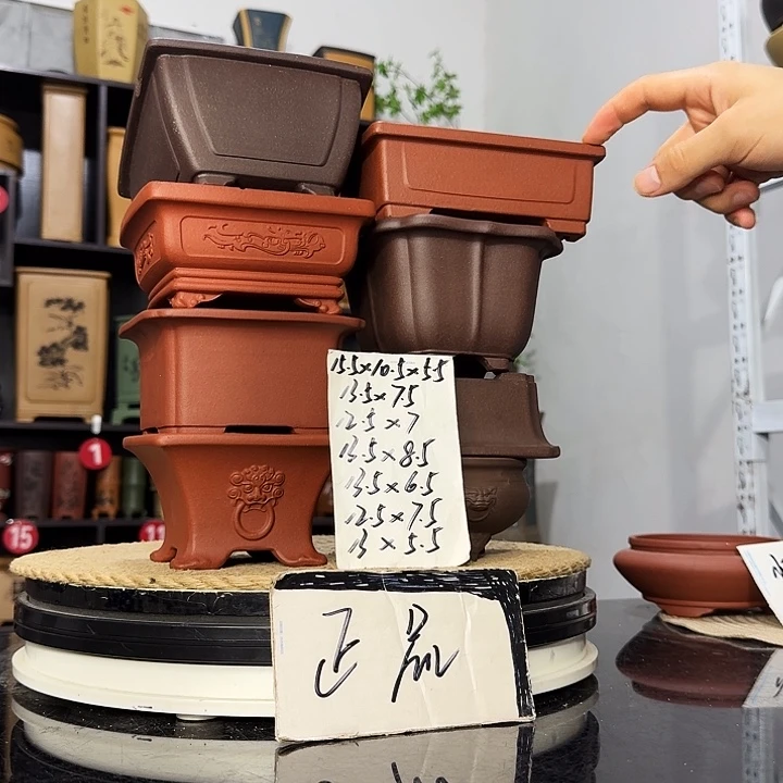 紫砂花盆盆友记紫砂花盆