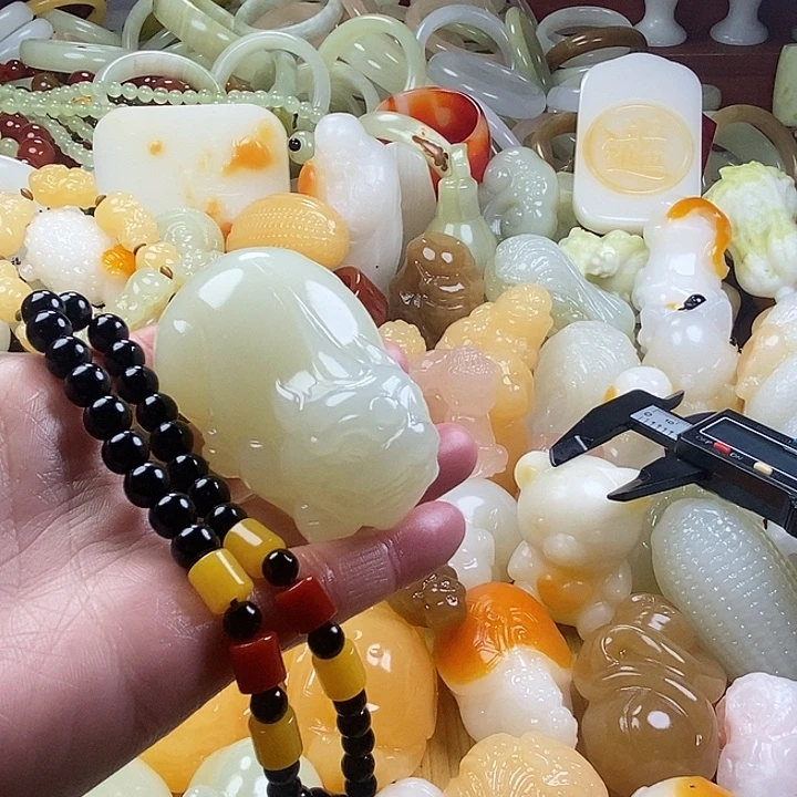 典***长完全开放手把件皮休