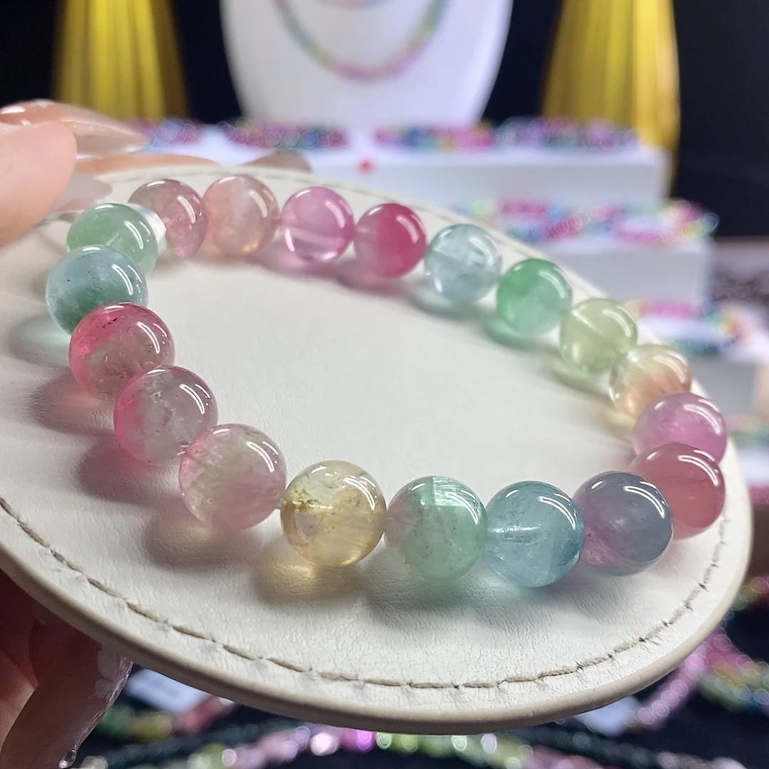 未镶嵌手链碧玺西瓜