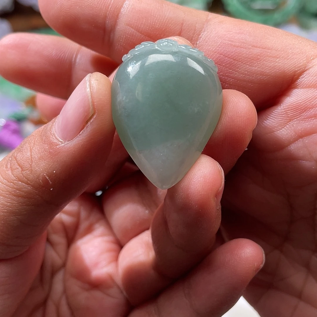 颈饰未镶嵌翡翠翡玉缘翡翠