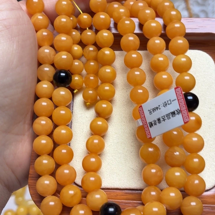 蜜蜡未镶嵌手链手串