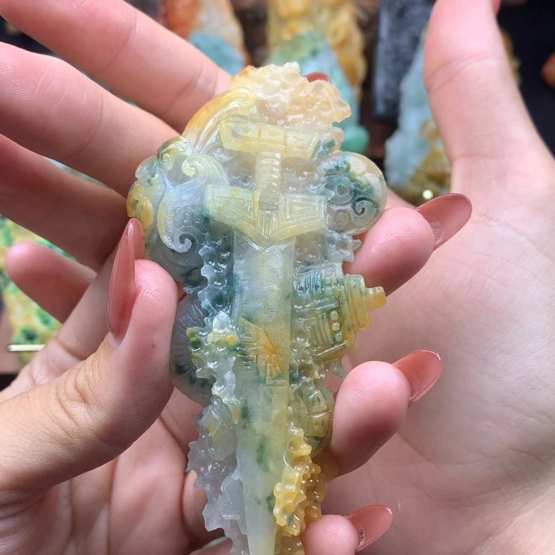 溜***灞定制翡翠未镶嵌翡翠