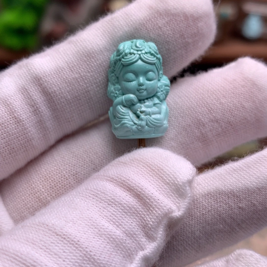 绿松石未镶嵌配饰