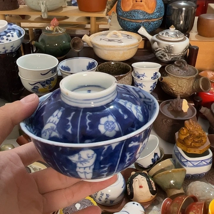 瓷片东山盖碗不错的哦