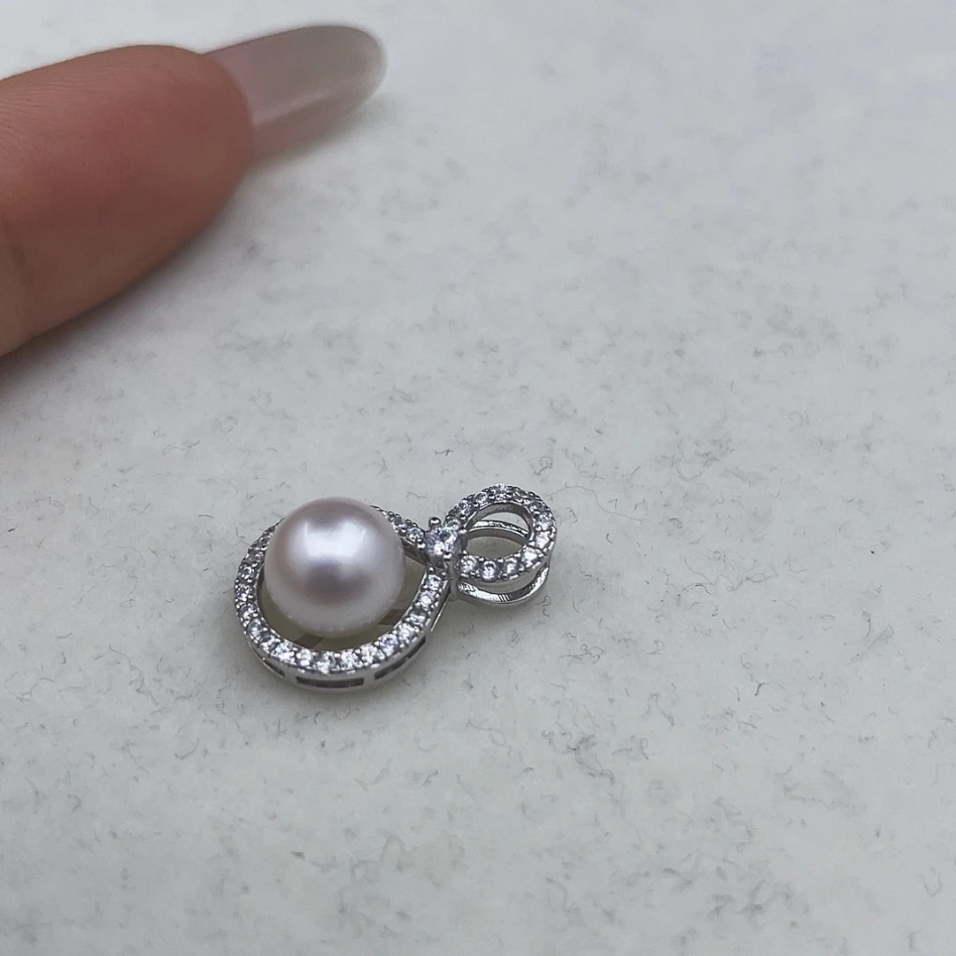 银S925镶嵌海水珍珠颈饰