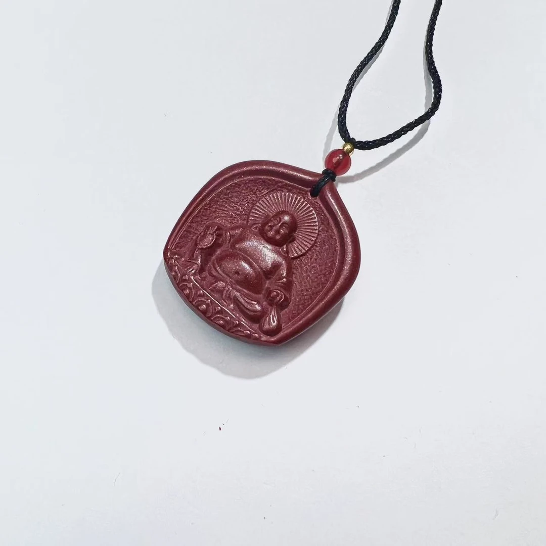 天然辰砂精美设计款吊坠*kcxj031