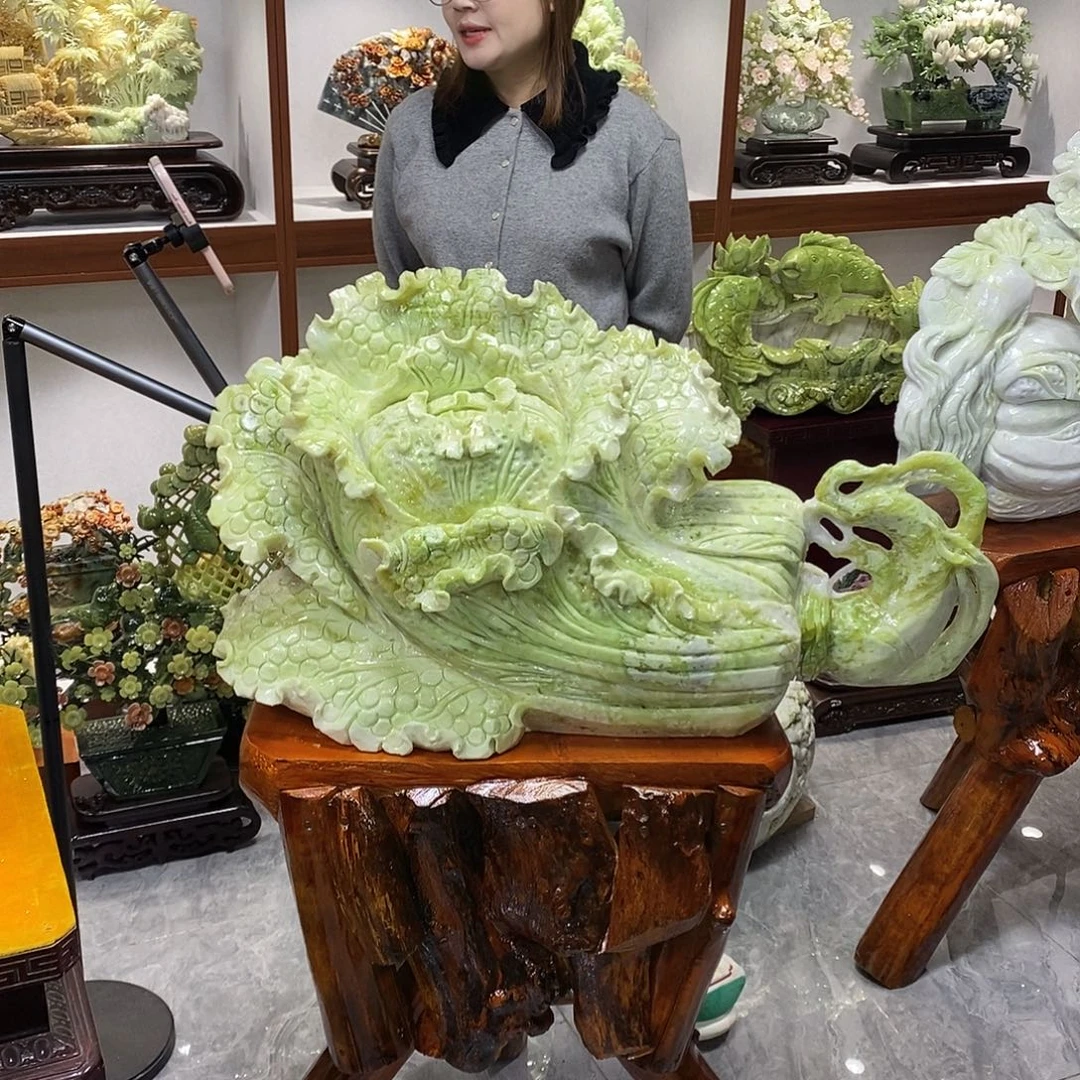 蜂***旺玉山水摆件 玄关摆件