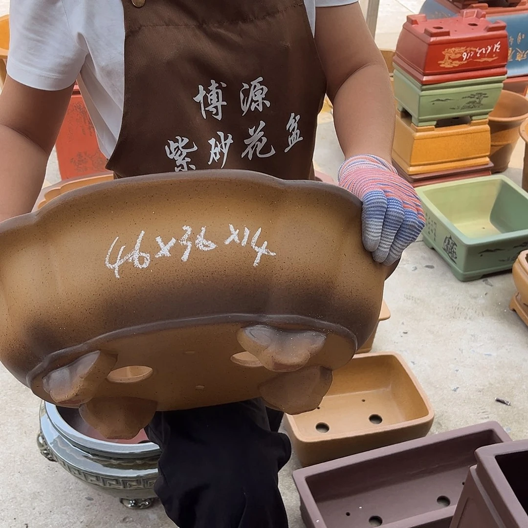 紫砂花盆盆景艺术