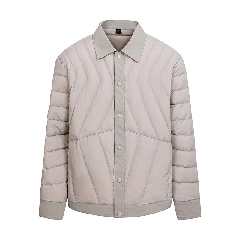 短款长款男装冬季秋冬男士 男子运动时尚休闲轻薄保暖 翻