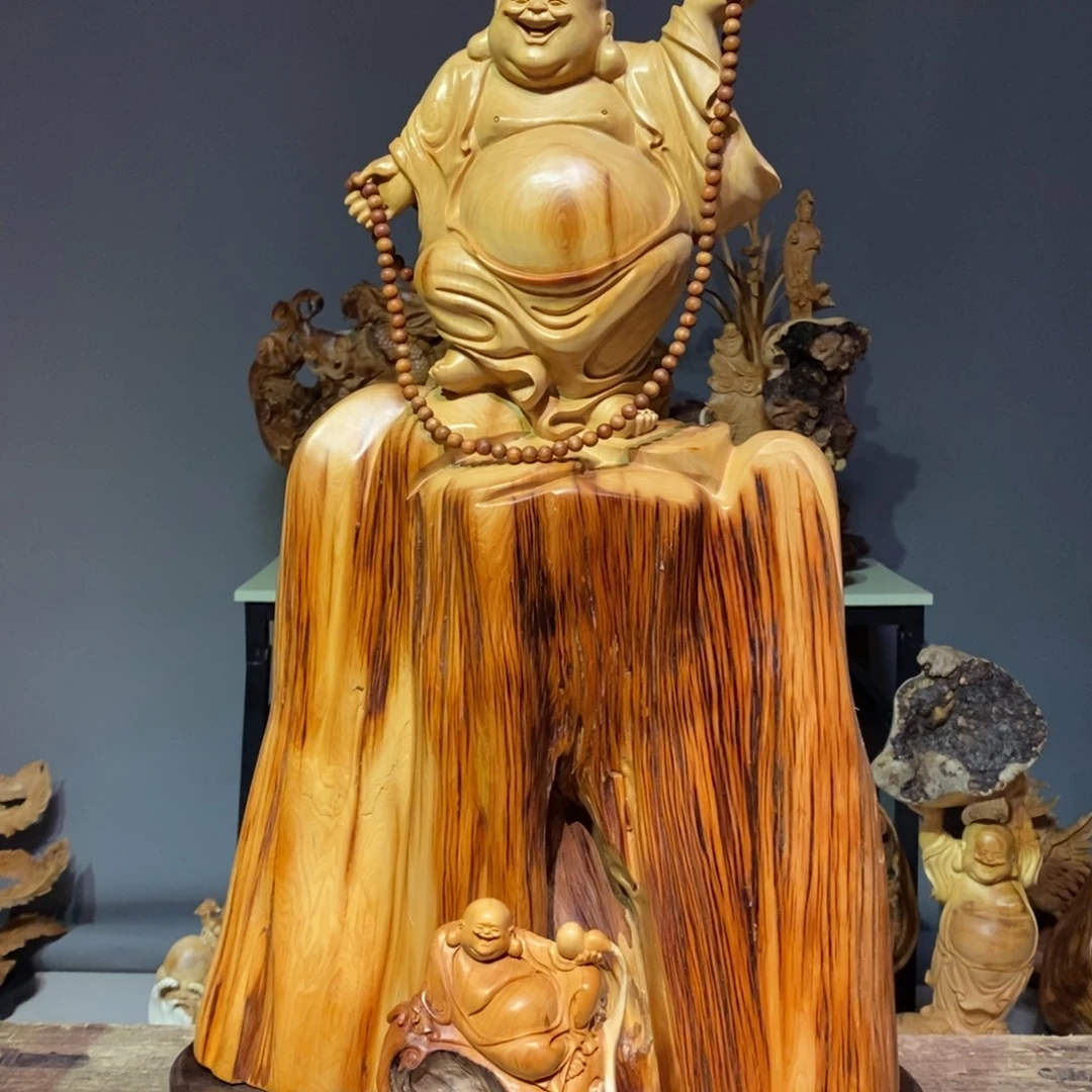 阿***平柏木（崖柏）崖柏木雕刻