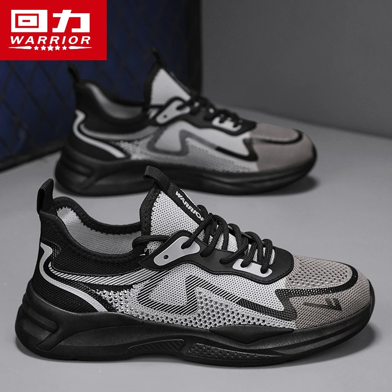 回力男鞋夏季透气软底轻便网面跑步鞋男士爆款潮流百搭休闲运动鞋