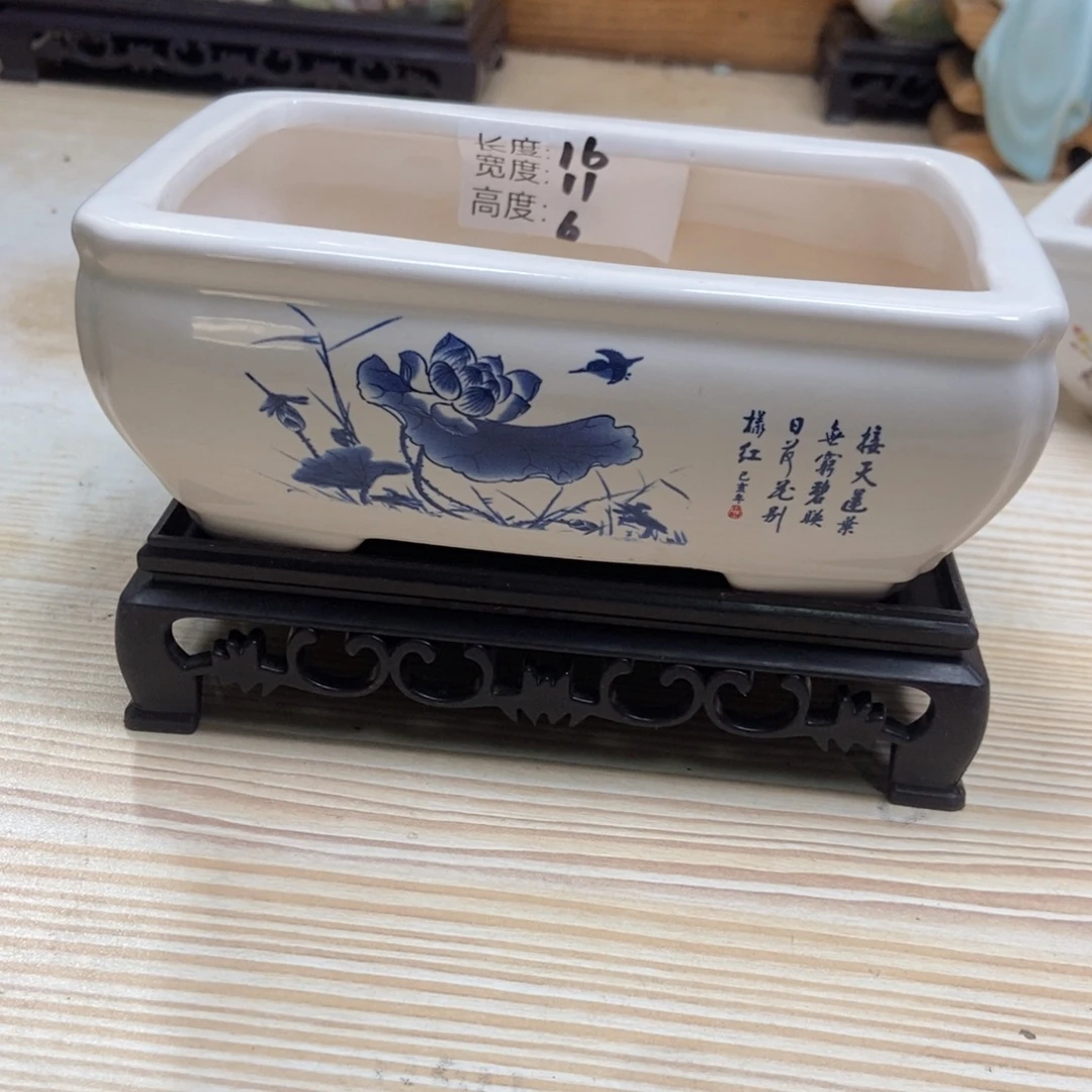 瓷片陶瓷花盆陶瓷艺术