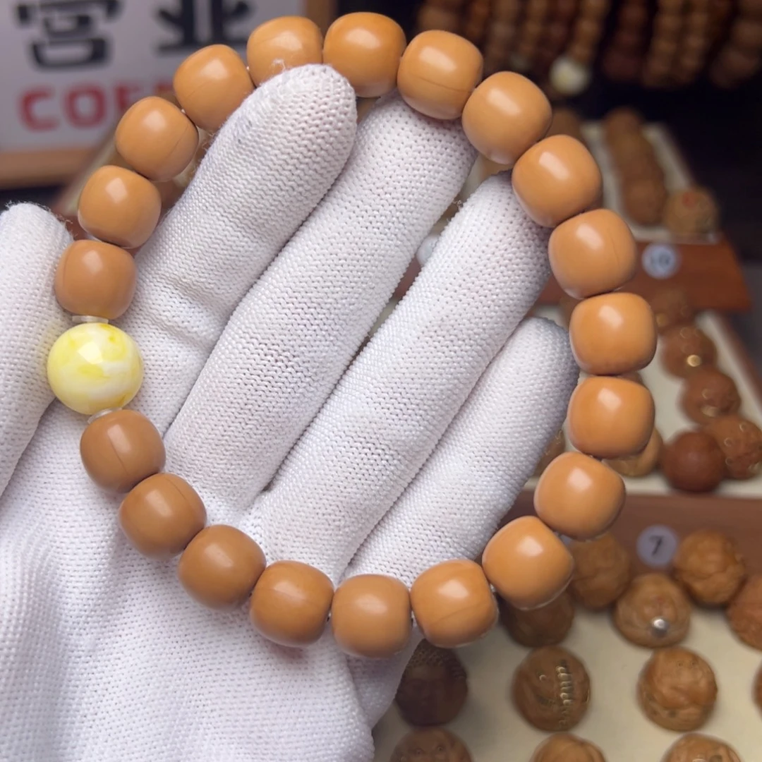 兽***.猴头核桃把件手串12左右全品