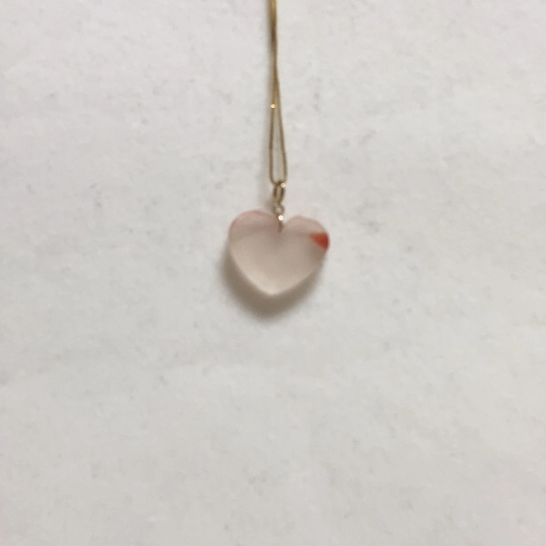 南红玛瑙颈饰18K金镶嵌简单