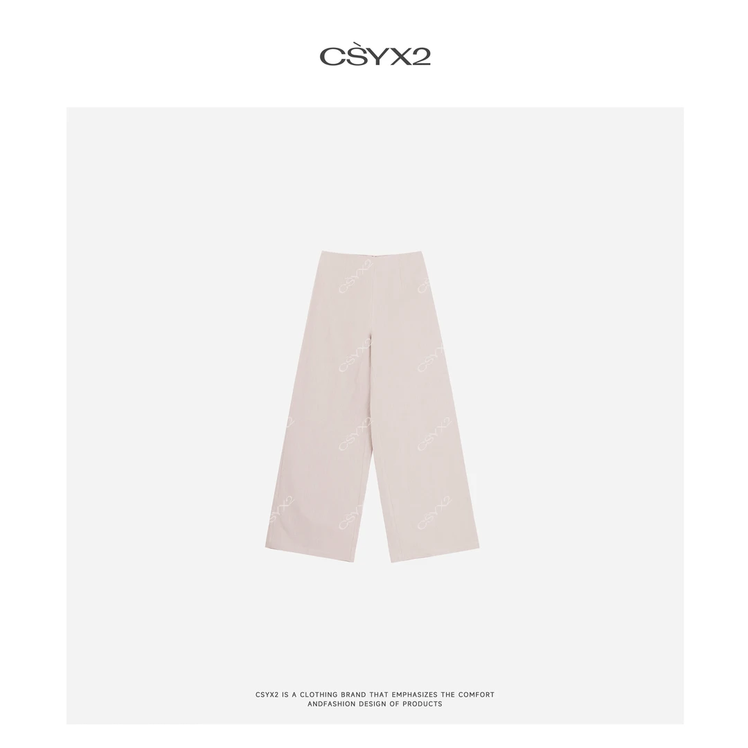CsyX2-2025S/S 夏季新款 “米兰假日”舒适休闲裤CZ5CK020