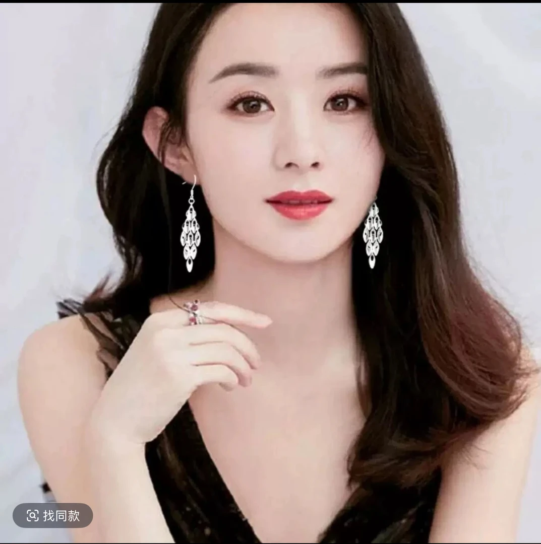 足银耳饰 足银轻奢凤羽耳环