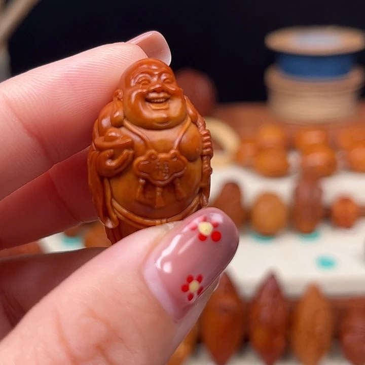 岁***刷手串/手链橄榄核弥勒