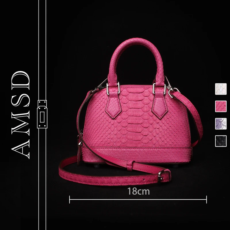 AMSD高奢蟒蛇皮女包高端女包3455S-3-1/MAFEIMG/马菲蒙格