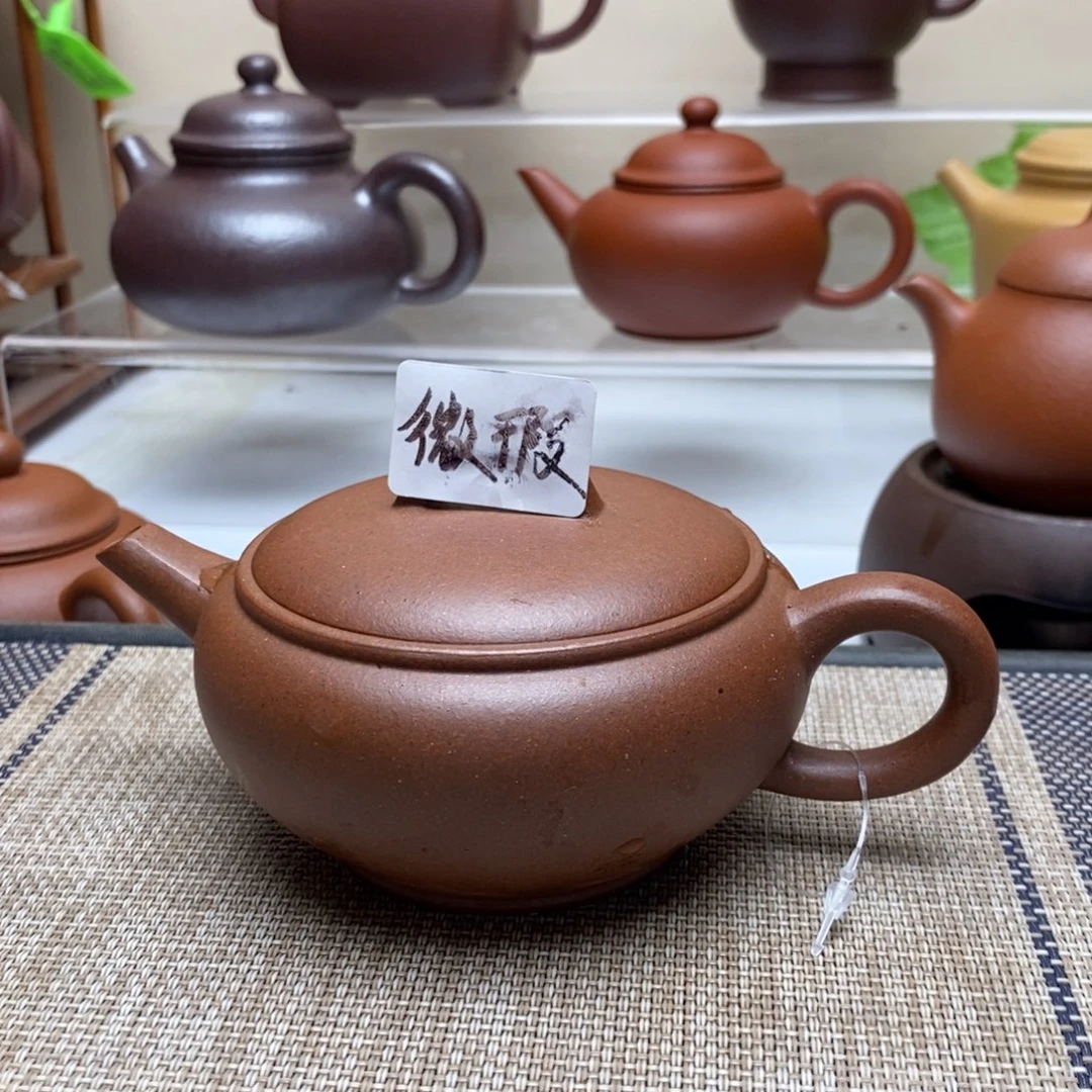 紫砂茶壶零添加高温老乌泥160毫升