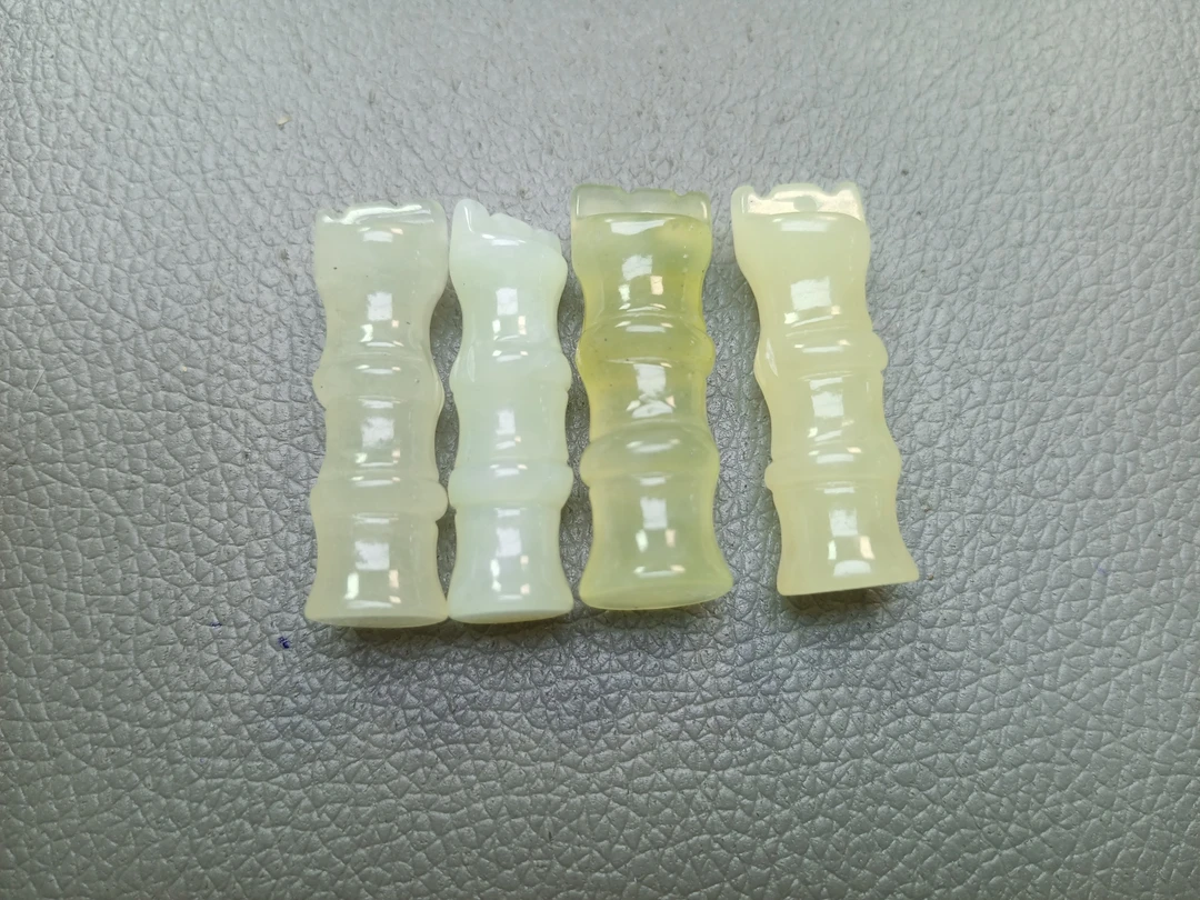 岫玉竹节吊坠【随机发其一】