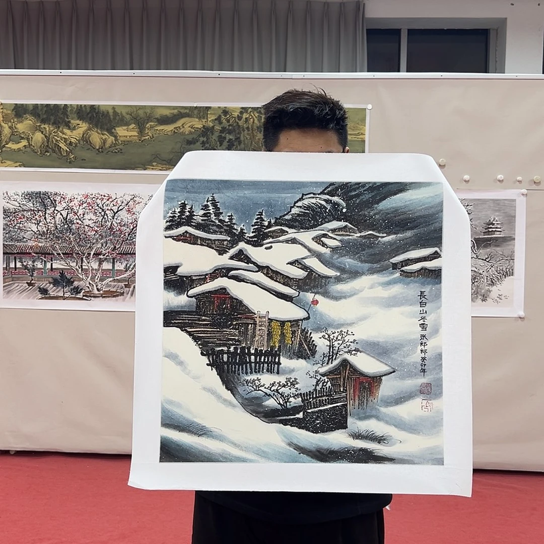 国画张郎郎老师艺术精品