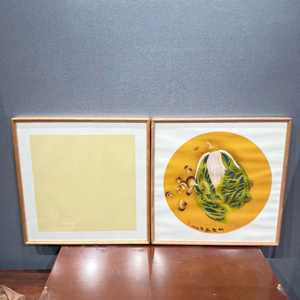 弹珠款——50x50金黄檀木框【到手2个】