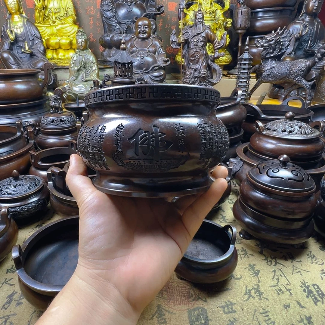 钢***哥熏香家用铜香炉铜器铜摆件