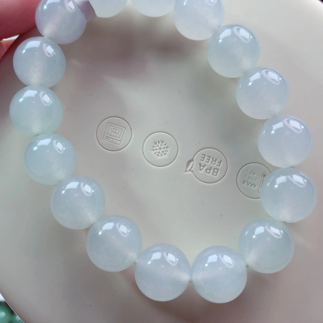 翡翠未镶嵌手链卡12.7