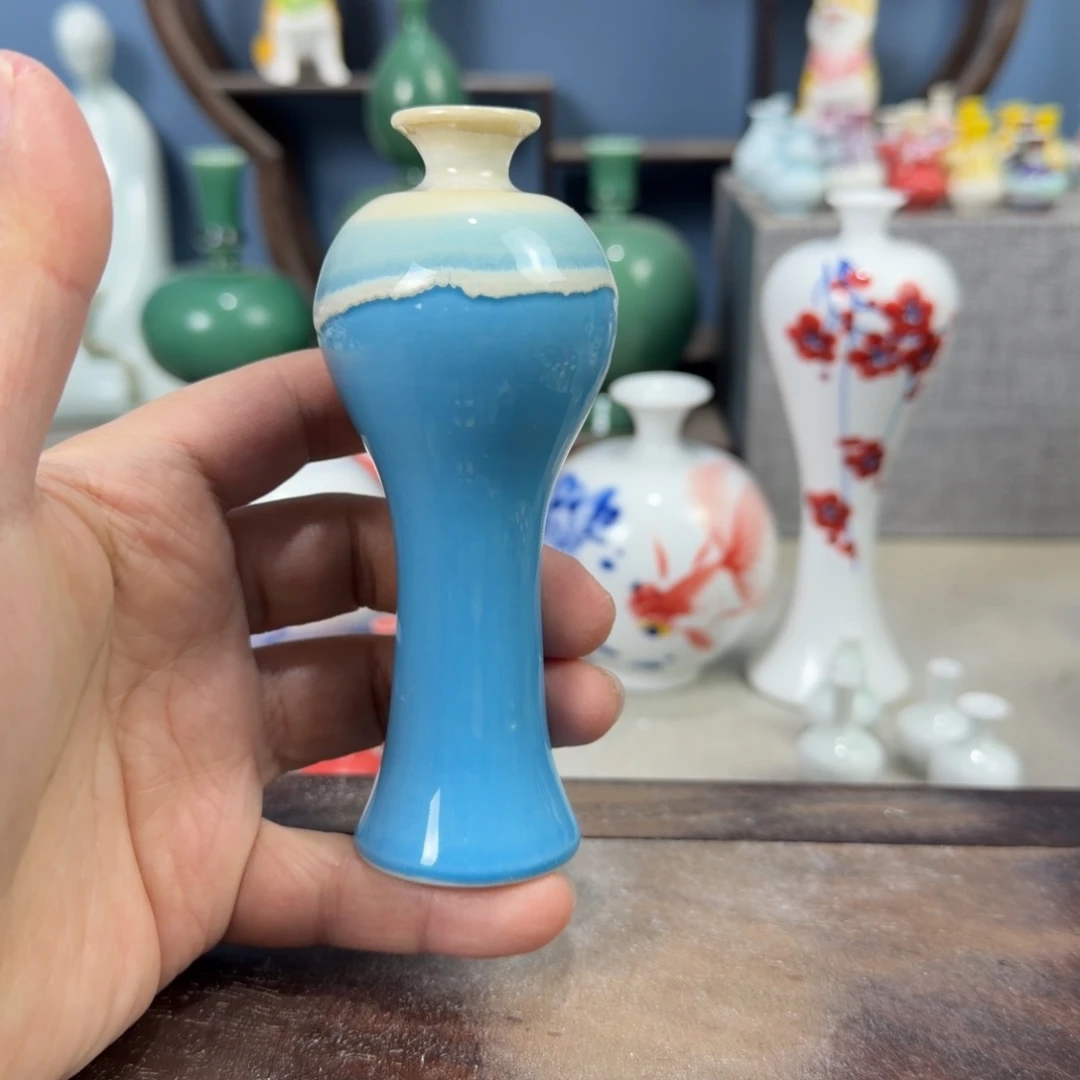 陶瓷手工小花器摆件
