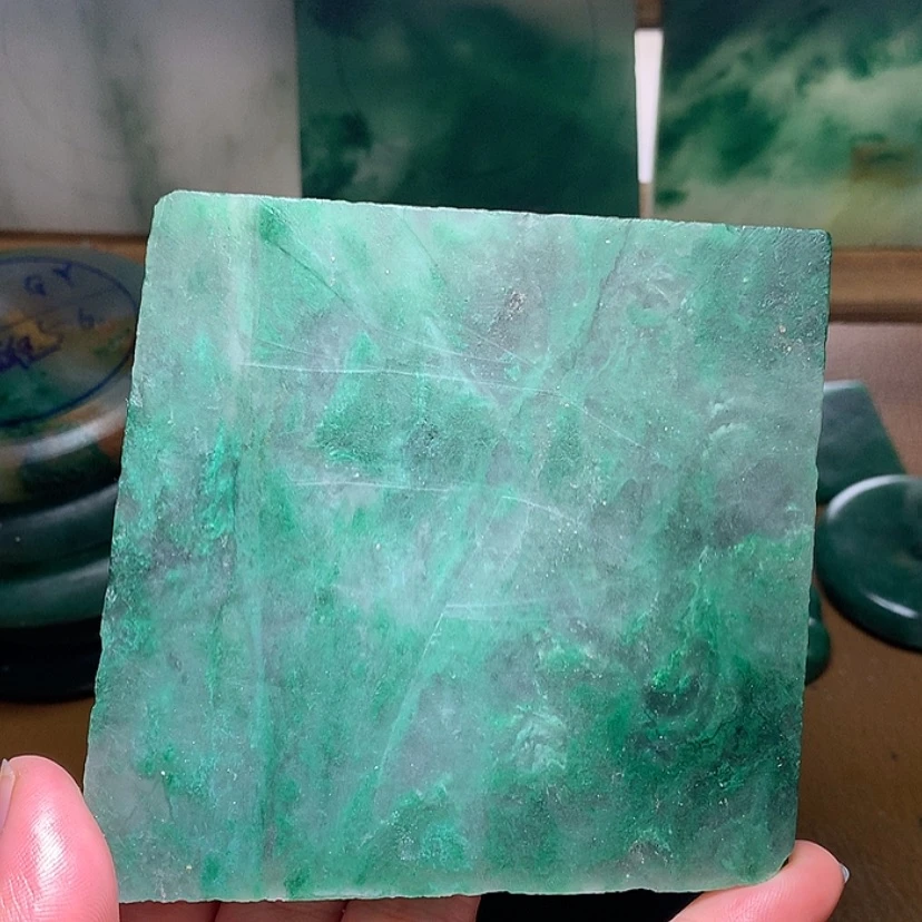 【闪购商品】定制石英质玉（非洲翠）绿****姐