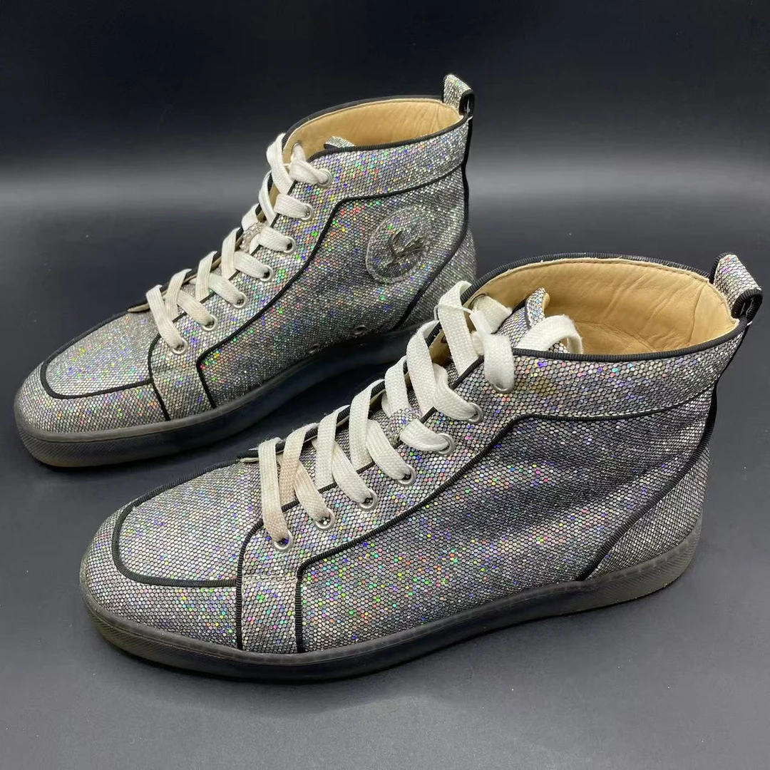 95新 Christian Louboutin/克里斯提·鲁布托 高帮板鞋41码 ca235t