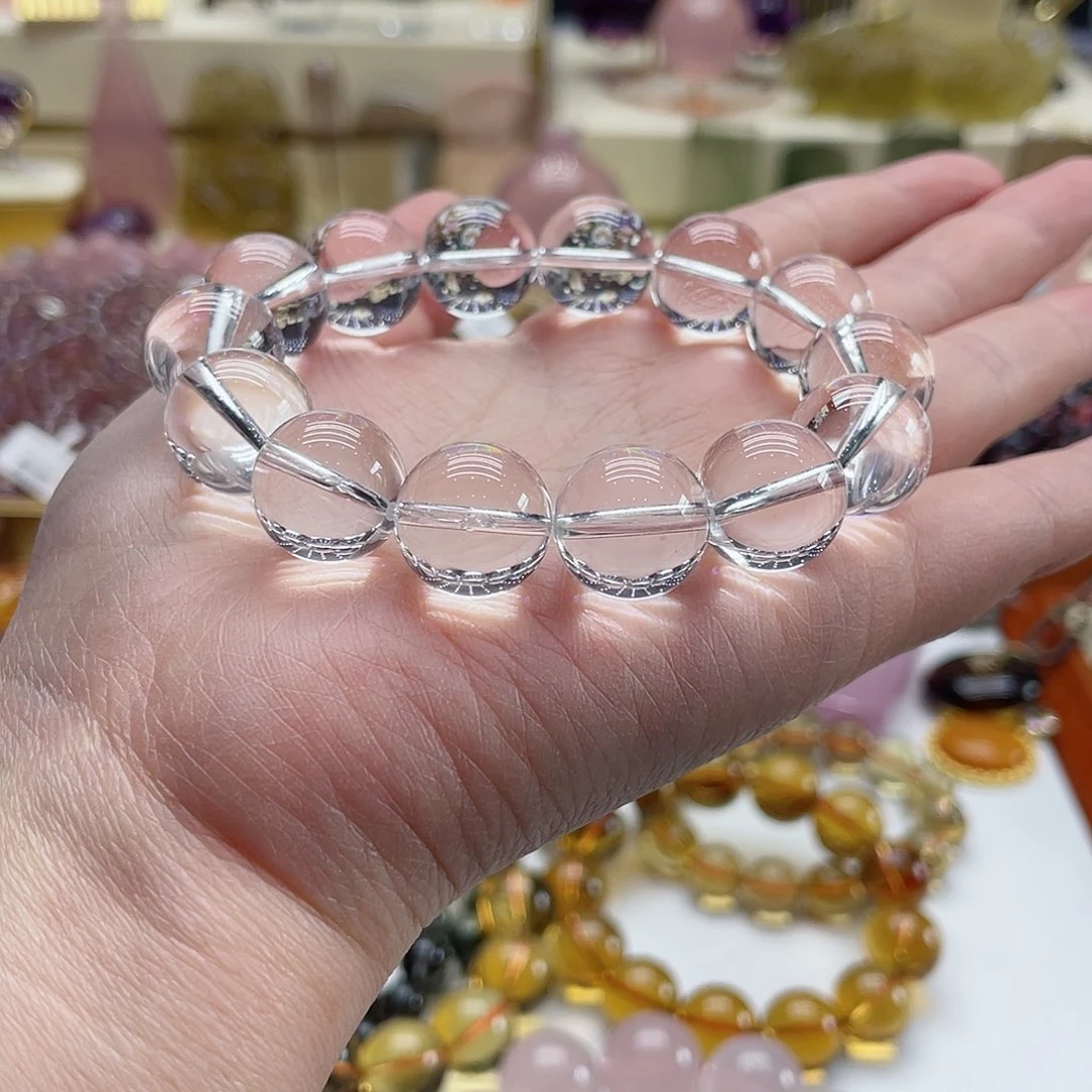 水晶手链未镶嵌白水晶