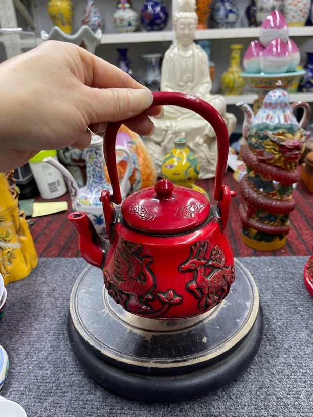 提梁壶摆件摆件摆件