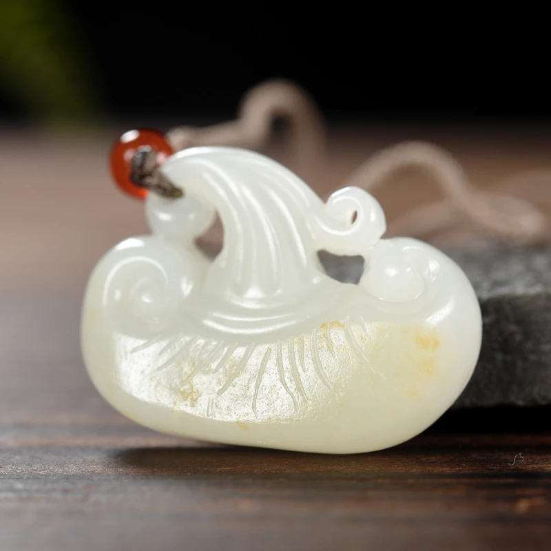 新疆和田玉·白玉如意