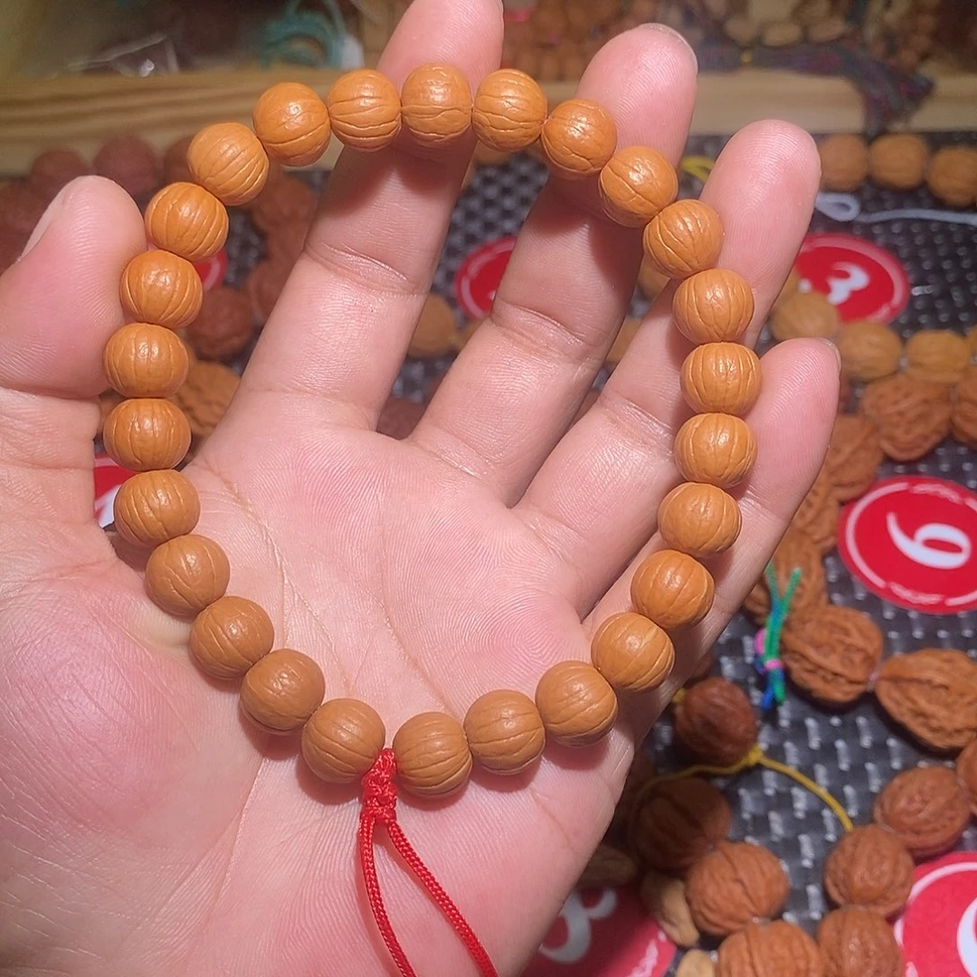 文玩核桃手串猴头